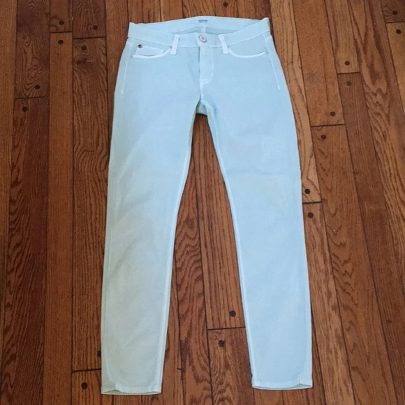 Mint Green Hudson Jeans - Picture 1 of 2